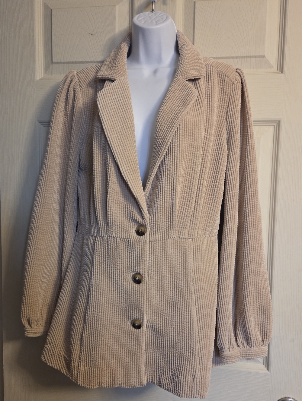 Anthropologie Current Air Courtney Corduroy Blazer Large